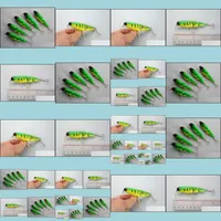 Baits & Lures Fishing Sports Outdoors Lot20 Jointed Lure Crank Minnow Bait 9.6G 8.3Cm Drop Delivery 2021 Ntdud