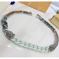 VIP Três estilo moda cadeia colar splicing cadeia polida fazendo colar de alta qualidade titânio aço colar de jóias caixa de suprimento