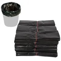 (A181-05e) sacos de lixo preto descartável lixo saco de lixo saneamento limpo para saco de sala de casa 100 pcs