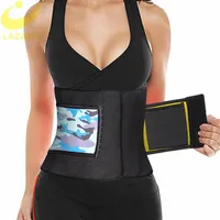 Frauen-Shapers Lazawg Taille Trimmer Trainer für Gewichtsverlust Sweat Gürtel Bauchfett Abnehmen Magenband Lendenwirbelseite Neopren Wrap Sets