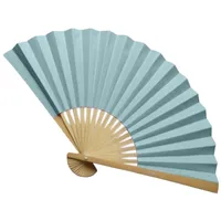 Traditional Chinese Fans Hand Held Fans Paper Bamboo Folding Handheld Folded Fan for Church Wedding Hand Holding Decor