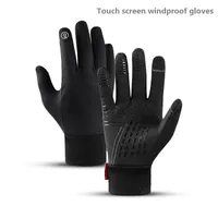 Warm Windproof Glove Men Touch Screen Water Repellent Non-slip Wear-resistant Cycling Bicycle Riding Sports Gloves Winter Women