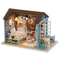 Cutebee кукла дом миниатюрный DIY кукольный дом с деревянным домом мебельные игрушки для детей на день рождения подарок z07 q0624