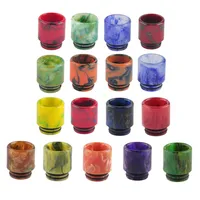 New Epoxy Resin Drip Tips For Atomizer Tank Cloud Beast Atomizers 510 Mouthpiece Vape Ecig with Acrylic packaging DHL 236W