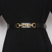 Design semplice semplice cinghia di cuoio vera cinghia da donna alla moda tutta la cintura per la cintura in pelle vera e propria cintura in pelle vera e propria