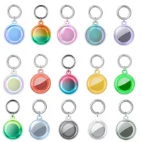 15 couleurs 360 degrés Soft TPU Case compatible avec Apple Airtag anti-rayures anti-égratignures