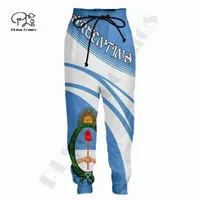 Pantaloni da uomo PLANS PLStar Cosmos 3DPrinting Paese Bandiera Argentina Casual Pantaloni Unique Art Uomini / Donne Joggers Grossisti Drop Style