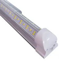 25PCS 4Ft 5Ft 6Ft 8Ft LED Tube Lights V Shape Integrated T8 Tubes 4 5 6 8 ft Cooler Door Freezer Lighting 36W 72W 100W 144W AC85-277V Shop Light