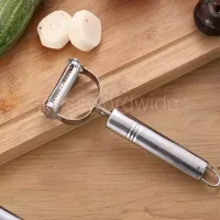 Edelstahlschäler Kartoffelgurke Karotte Ratter Cutter Multifunktionsgemüse Doppelhobeln Slicer Peeling Tools Küche MDC13