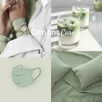 Hongkongs gleicher Pflege-Creme-Eismilch Tee Matcha grüne monochrome Maske Atmungsaktive solide Farbe Erwachsene Hocheffizienz