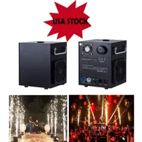 USA STOCK 650W DMX512 Wireless Remote Cold SPARKULAR Cold Spark Fountain Machine for Wedding Bar Disco Party With Flight Case