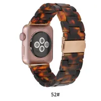 Premium Resin Horlogeband voor Iwatch Apple Watch SE 38mm 40mm 42mm 44mm Serie 6 5 4 3 Dames Mannen Band Accessoire Strap