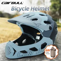 Cairbull Bike Casco Hombres Mujeres In-Molde Face Face MTB Montaña Ciclismo Off-Road Racing Safety Sports Bicycle Caps 220309