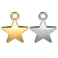 Charms 100 stücke Gold Pentagramm Anhänger Mini Star DIY Schmuckherstellung Halskette Armband Ohrring Handgemachte Tropfen