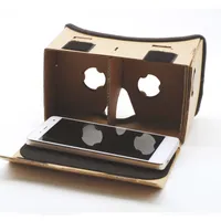Очки Virtual Reality Google Cardboard DIY VR Очки для 5,0 "экран с заголовком или 3,5 - 6,0 дюймового смартфона стекло Yy28