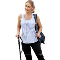 Yoga Outfit Mountain Hiking Mouwloos Sport Vest Crop Tops Vrouwen Camouflage Print Shirt Workout Top Gym Tank Fitness Kleding