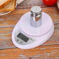Portable Digital Kitchen Food Weighing Scales 5kg / 1g Mini Multi-Function LCD-skärm Mätverktyg Hög precision Matlagning Bakning Smycken Mikroskalor ZL0573