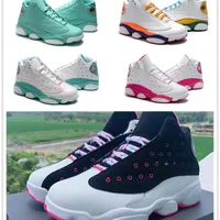 13 GS Playground Aurora Green Donne Shoes Athletic Shoes Total Arancione 13s Bianco giada Pink Black Ladies Sport Sneaker