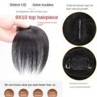 human hair lady top patch block cover small area hair extensions