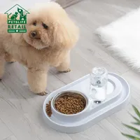 Cat Bowls & Feeders Automatic Pet Water Dispenser Feeder Drinking Stainless Steel Bowl Dogs Dish Kitten Feeding Watering Supplies