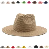 Wide Brim Hats Women's Hat s for Summer Straw Sun s Men's Caps Protection Beach Men Panama Gorras Hombre 220127