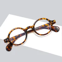 클래식 라운드 렌즈 디자이너 광학 프레임 Nerd 긱 플라스틱 단단한 안경 패션 선글라스 프레임 남성 여성 5 색 도매