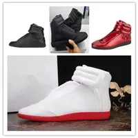 Designer New Man Boîte Sneaker Boîte haute Marque de luxe avec chaussures décontractées Sport Top Traperateur MMM pour hommes Extérieur Hommes 38-46 appartements JSJGO