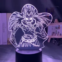 Nachtverlichting Illusion Death Note Kids Light Led Kleurrijke Anime Nachtlampje Voor Kamer Decoratie Japanse Manga Ryuk Figuur Gift 3D-lamp