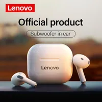 Оригинальные Lenovo LP40 Беспроводные наушники TWS Bluetooth Наушники для наушников Сенсорный контроль Спортивная гарнитура Стерео-наушники для телефона Android
