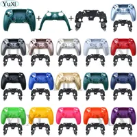 Game Controllers & Joysticks YuXi Replacement DIY Housing Shell Front Back Case Cover With Holder Inner Internal Frame Decorative For PS5 Co