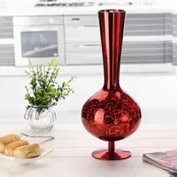 花瓶バラの花瓶牧歌的性格創造的なハイエンドヨーロッパの色のリビングルームの装飾的な装飾品挿入