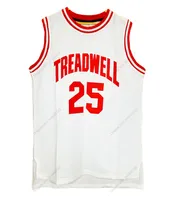 Özel Retro Penny Harableway # 25 Liseli Basketbol Forması Dikişli Beyaz Boyutu S-4XL Herhangi bir isim ve sayı En kaliteli formalar