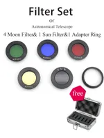 Telescope & Binoculars Moon Filter Eyepiece Of Astronomica 6PCS With Sun Adapter Ring Astropography Astronomical