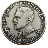 H (02) Deutschland Gedenkkopie Münzen Messing Handwerk Ornamente Dekoration Zubehör