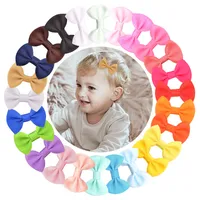 赤ちゃんの女の子の髪のクリップネクタイソリッドリボンバレット子供のヘアピンのヘッドウェアのアクセサリーのためのかわいいミニヘアブーズ