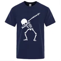 Erkek T-Shirt Marka Yüksek Kalite Erkekler Için Kısa Kollu Baskı Kafatası Adam T Gömlek Casual O-Boyun 2021 Yaz Erkek Tee Gömlek Komik Tshirt