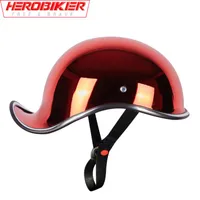 オートバイのヘルメットヘルメットハーフの開いた顔レトロなモーター秘密の容量のバイクレーシングオフロードCasco MotoのSherobiker