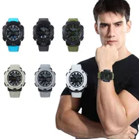Titta på Män Klockor G Style Shock Reloj Vattentät Masculino Digital LED Watch Datum Sport Män Montre Homme Elektronisk 211231