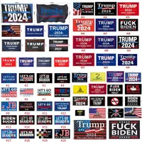 DHL 3x5 ft flags 90 * 150 cm lascia andare Brandon Salva America di nuovo Trump Flag per 2024 presidente elezione U.S. Densign