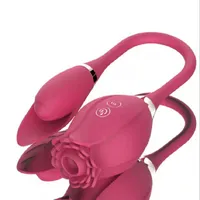 Oral Sex CLITORAL Sauging Vibrator mit 10 SUCKE und Lick Pussy Sauger Nippelstimulator Rose Spielzeug für Frauen