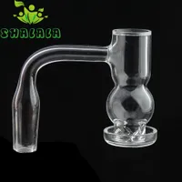 Half Weld Flat Top Terp Slurper Quartz Banger Smoking Accessories 10mm 14mm 19mm with Beveled Edge and Big Air Flow for Dab Rigs 807 808