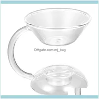 Duftendüse Dekor GardenFragrance Lampen 1 STÜCK ätherischer Ölbrenner Transparenter Glas Teelichtkerzenhalter für Home Drop Lieferung