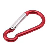 Cords, Slings And Webbing 10Pcs Aluminum Alloy Carabiner Keychain Outdoor Camping Climbing Snap Clip Lock Buckle Hook Fishing Tool