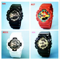 BOYS Children&#039;s watches rubber strap LED watch designers Men Shock Sport watches