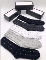 21SS luxur socks for Mens and Womens sport long sock 100% Cotton wholesale Couple 5 pcs with box