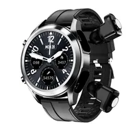 T10 Auricolari Smart Watch Watch Wireless Bluetooth Auricolari Auricolari 2 in 1 Controllo musicale Controllo musicale Tracker Sport Sport Smartwatch con scatola al minuto