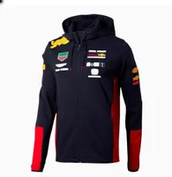 F1 Formel Racing Sweatshirt WellesKanntes Team 2021 Voller Reißverschluss mit Kapuze Sweatshirt Motorrad Reitanzug Winddichte Jacke mit dem gleichen Stil