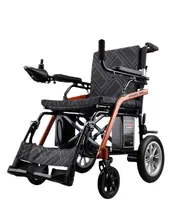 lightweight elderly Electric stroller folding portable elderly disabled four wheel wheelchair