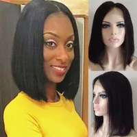 2022 Hot Top Selling Full Virgin Brazilian 8-18 Inch Short Bob Wig HD Lace Front Human Hair Wigs For Black Women With Baby Hair