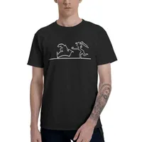 T-shirt maschile Linea La Help Me Maglietta da uomo Maglietta Fashion Shirt Short Short Animated Comedy Tshirts Cotton Top Abiti